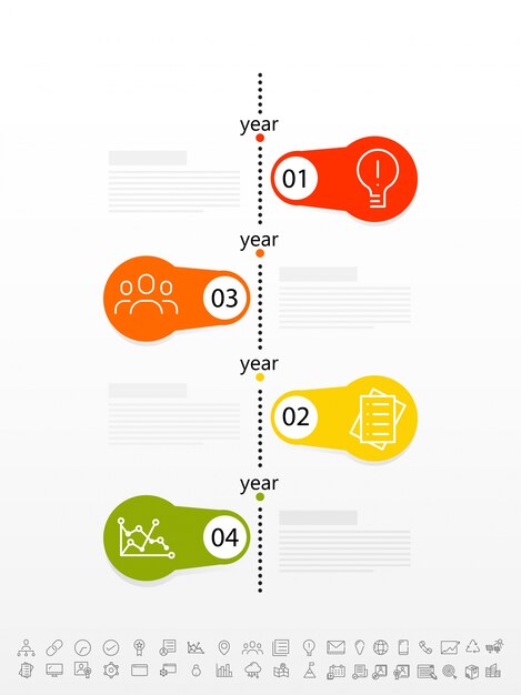 화려한 infographic 디자인