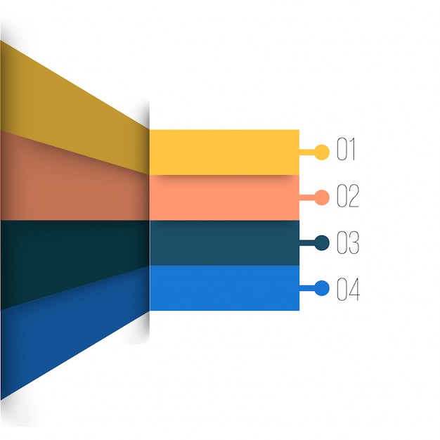 Elemento infographic colorato per business.