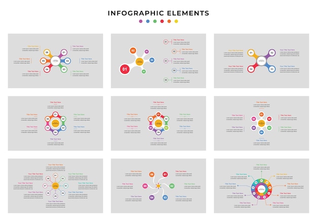 Colorful Infographic Elements Collection