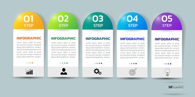 colorful infographic template