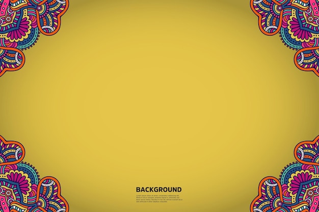 Colorful islamic background