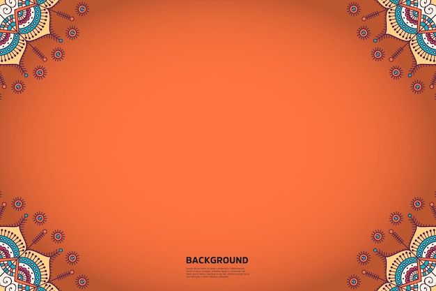 Premium Vector | Colorful islamic background