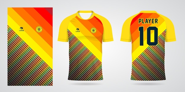 colorful jersey sport design template