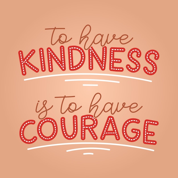 colorful kindness lettering. perfect for decorations and web.