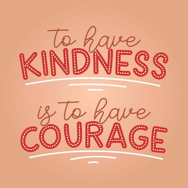 Colorful kindness lettering. perfect for decorations and web.