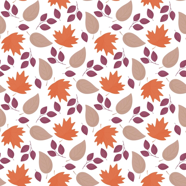 colorful leaves pattern