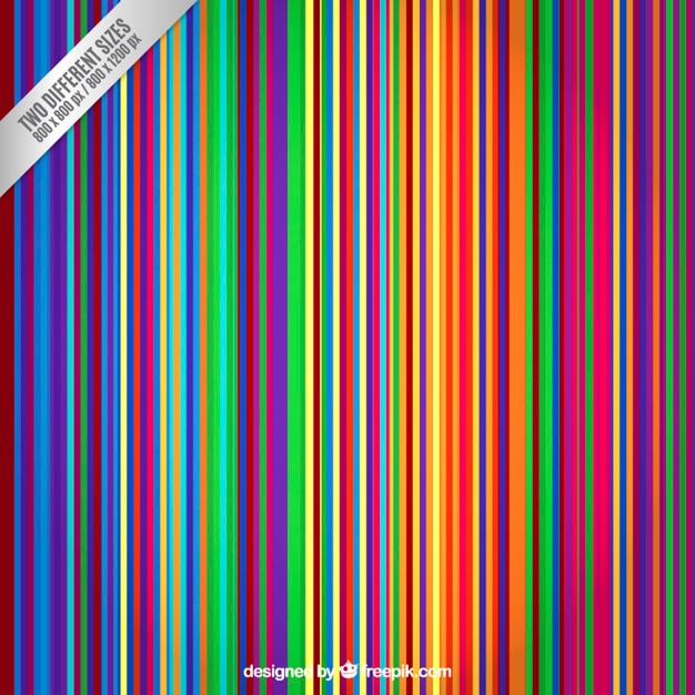 Vector colorful lines background