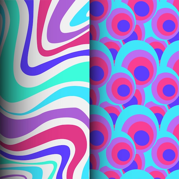 Colorful liquid pattern background