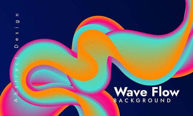 Colorful liquid wave background