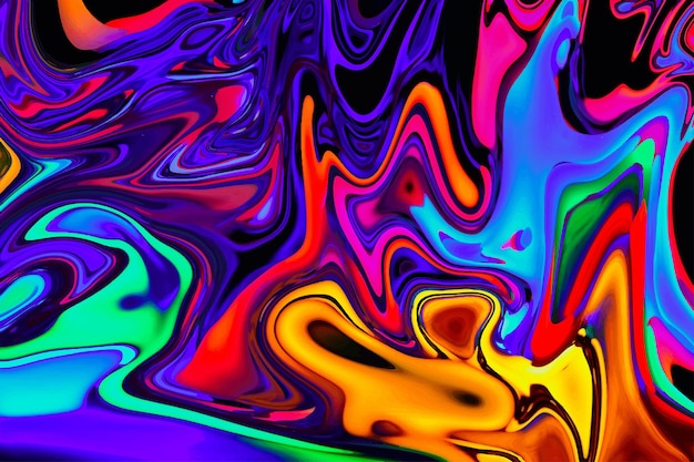 Colorful liquify abstract background wallpaper