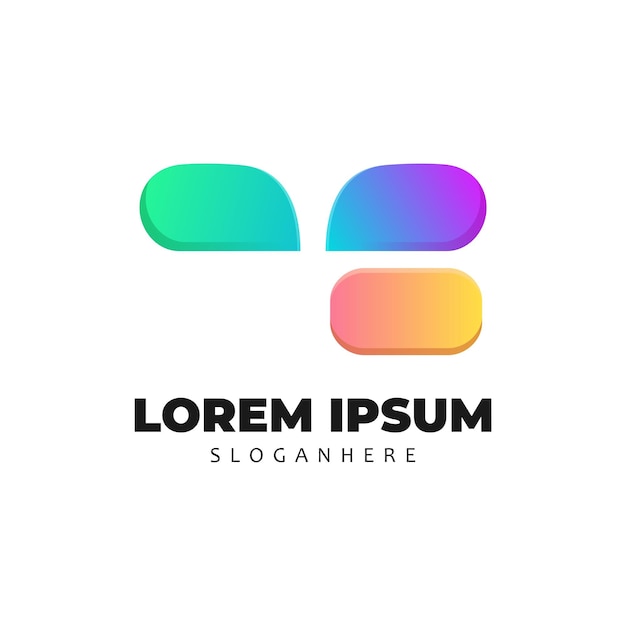 Colorful logo gradient