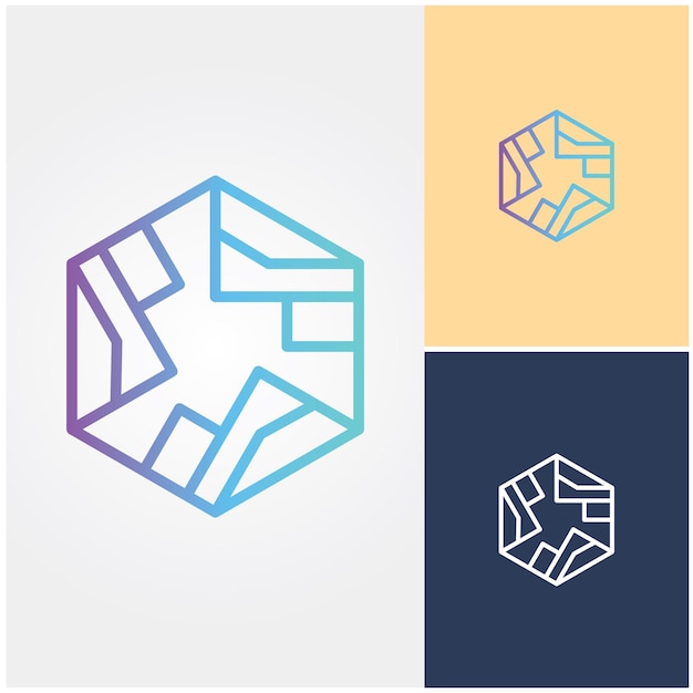 A colorful logo for a new brand called the cube.