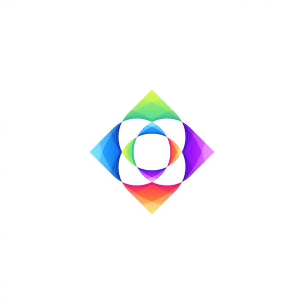 Colorful logo template