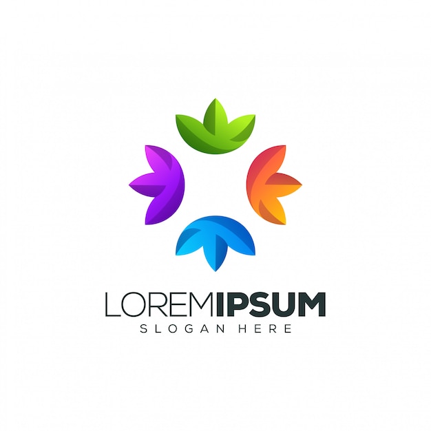 Colorful logo template