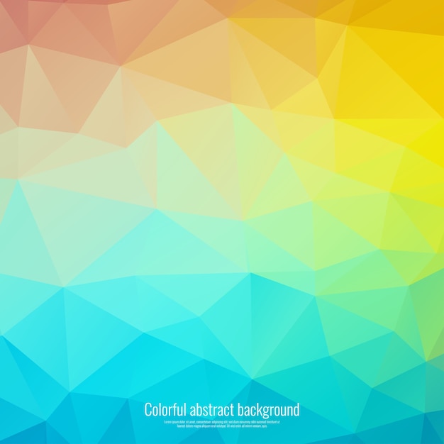 Vector colorful low poly background.