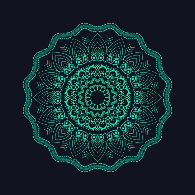 colorful  luxury arabesque background 
