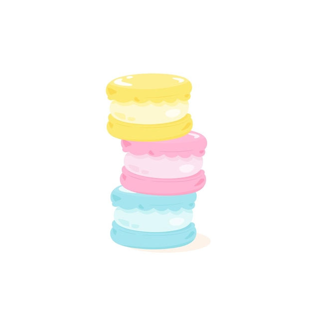 colorful macaron sweet