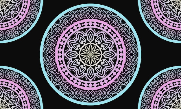 Colorful mandala background design. Ornamental mandala design. Mandala Pattern Design.