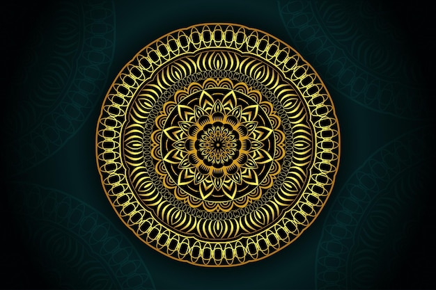 Vector colorful mandala background design