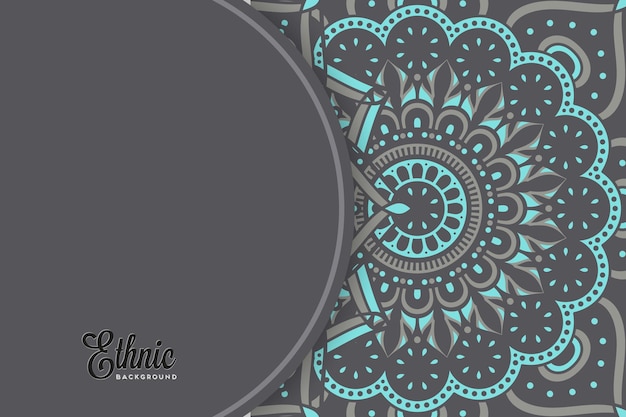 colorful mandala background template