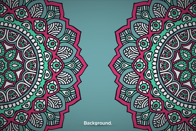 Colorful mandala background