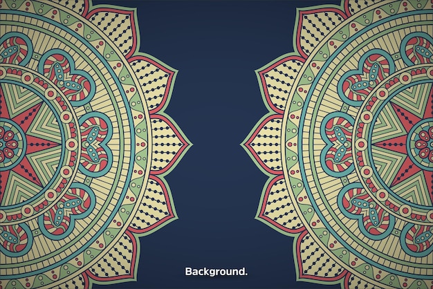 Colorful mandala background