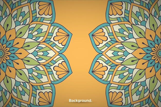 Colorful mandala background