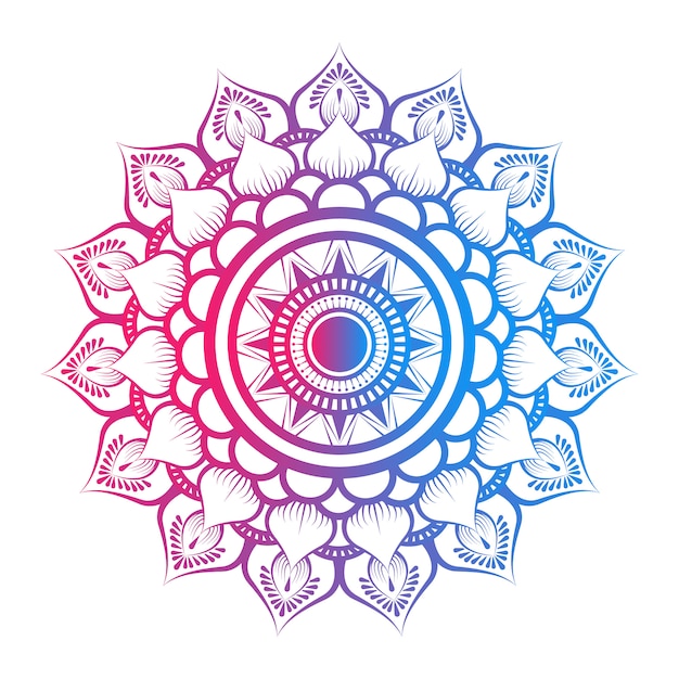 Colorful mandala background