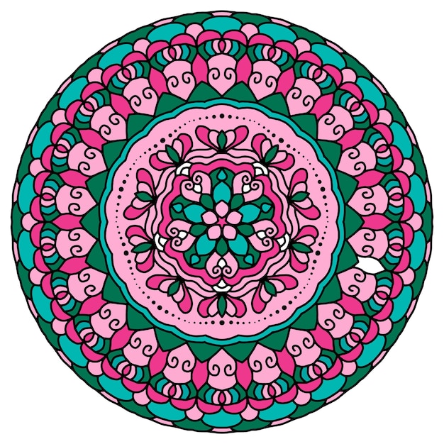 Sfondo colorato mandala