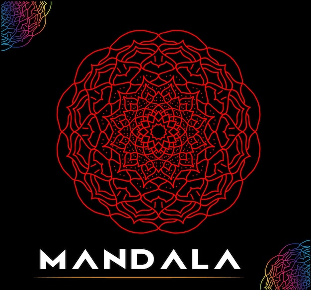 Sfondo colorato mandala