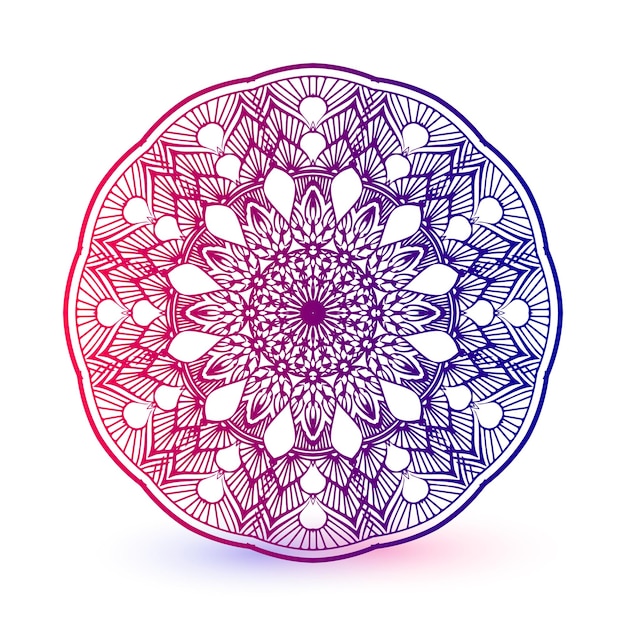 Colorful mandala background