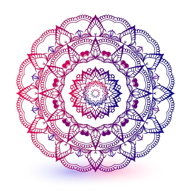 Colorful mandala background