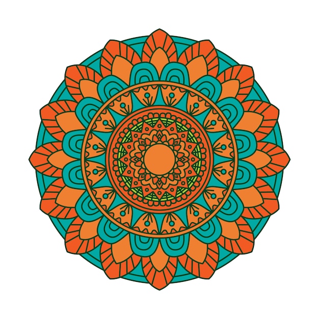 Colorful mandala background