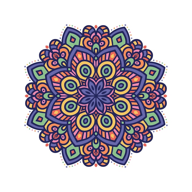 Colorful mandala Mandala design Floral mandala