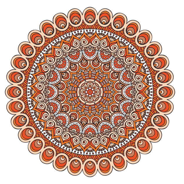 Vector colorful mandala