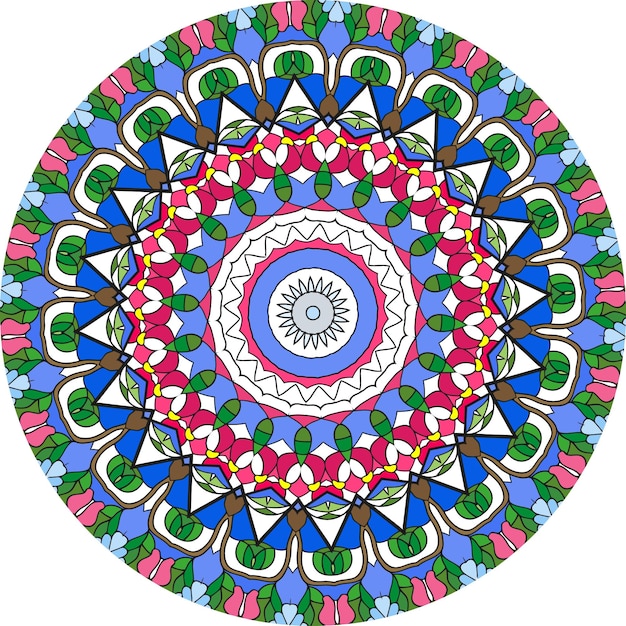 Colorful Mandalas For Coloring Book. Decorative Round Ornaments. Unusual Flower Shape. Oriental.