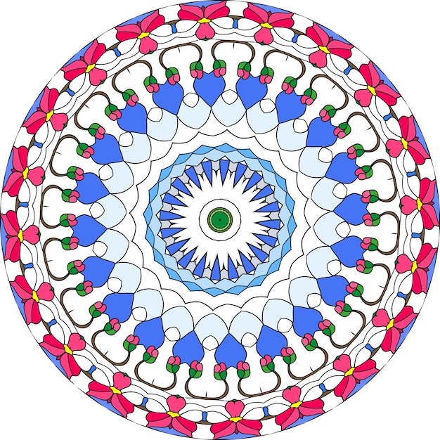 Colorful Mandalas For Coloring Book. Decorative Round Ornaments. Unusual Flower Shape. Oriental.