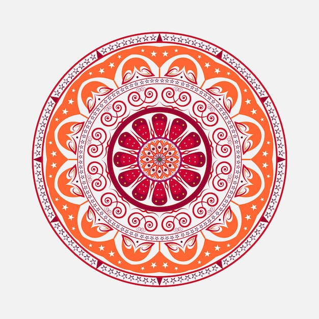 Красочные мандалы для раскраски Декоративные круглые украшения
