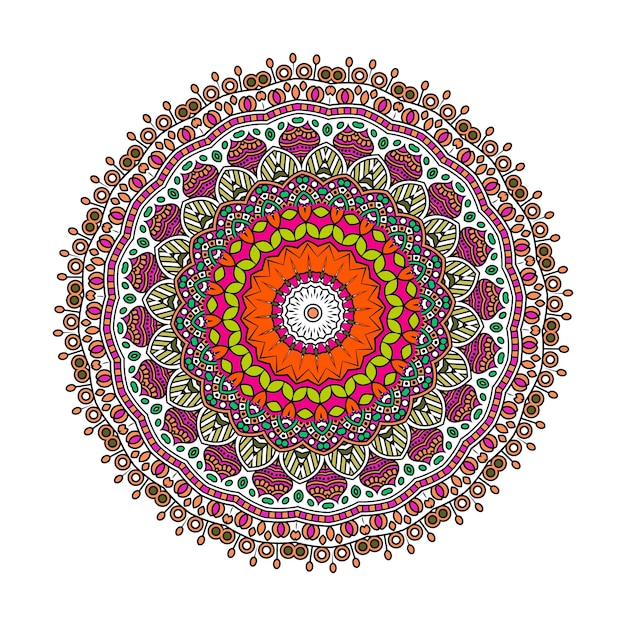 Colorful Mandalas For Coloring Book. Decorative Round Ornaments