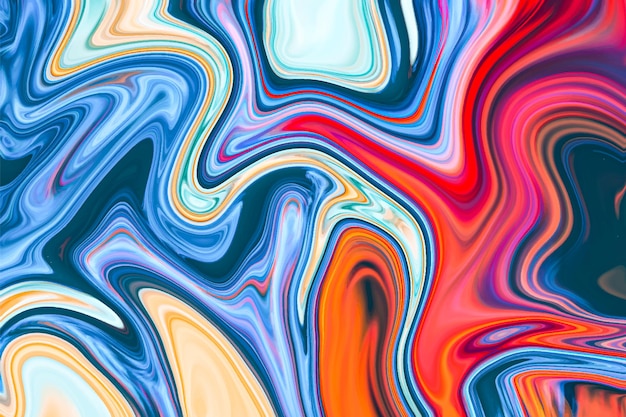 Vector colorful marble paint background