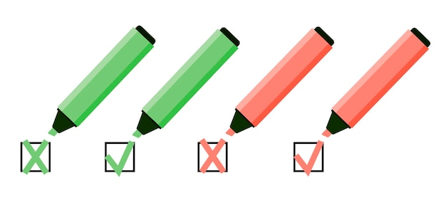 colorful marker pens set highlighter pencil for school or kids