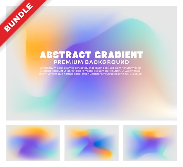 Colorful Mesh Gradient Background with Bright Vibrant Color and Abstract Wave