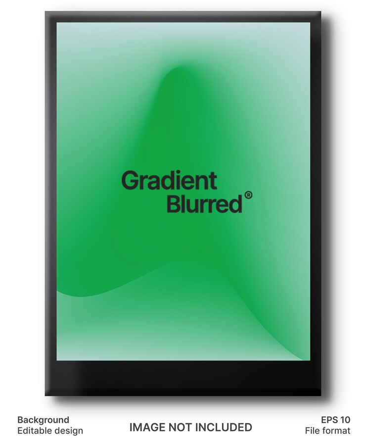 Vector colorful mesh gradient poster background