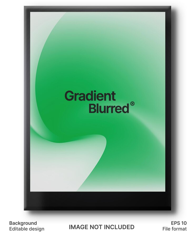 Vector colorful mesh gradient poster background