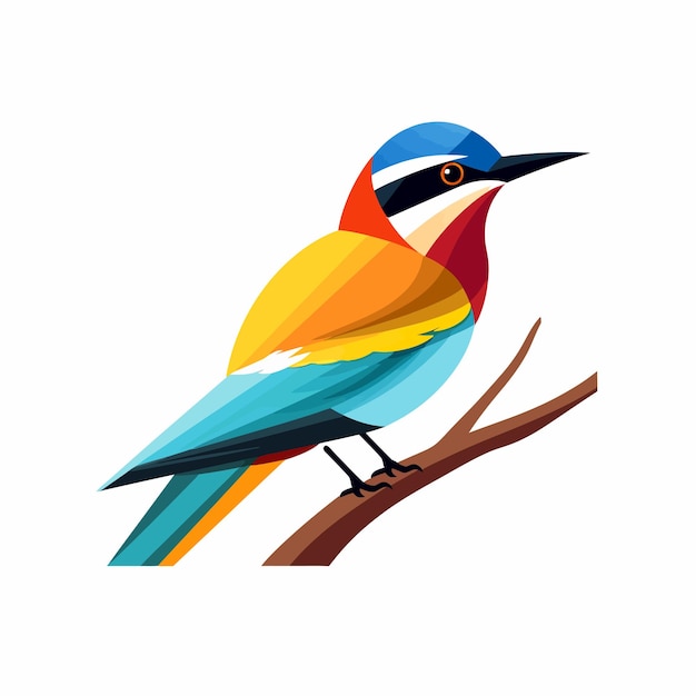 Vector colorful_minimalistic_illustration_of_a_species