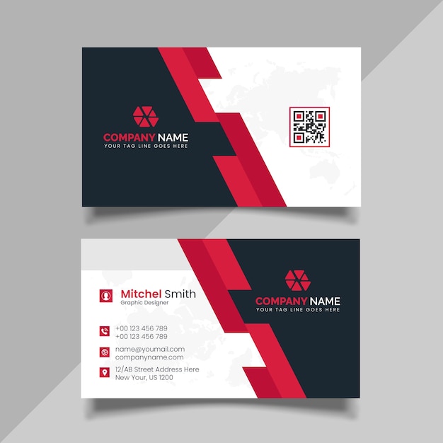 Colorful Modern Business card,