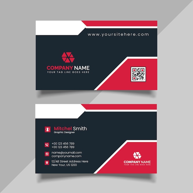 Colorful Modern Business card,