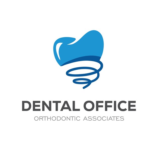 Красочный современный стоматологический логотип