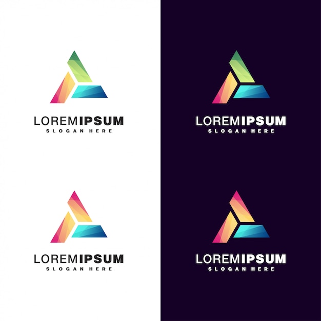 Colorful modern logo