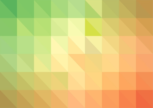 Un colorato modello di mosaico con quadrati di diversi colori